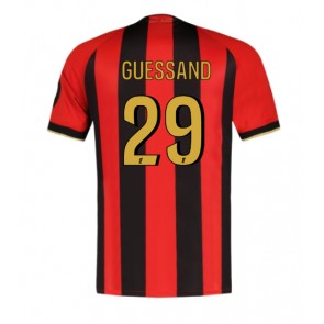 OGC Nice Evann Guessand #29 Domácí Dres 2024-25 Krátký Rukáv